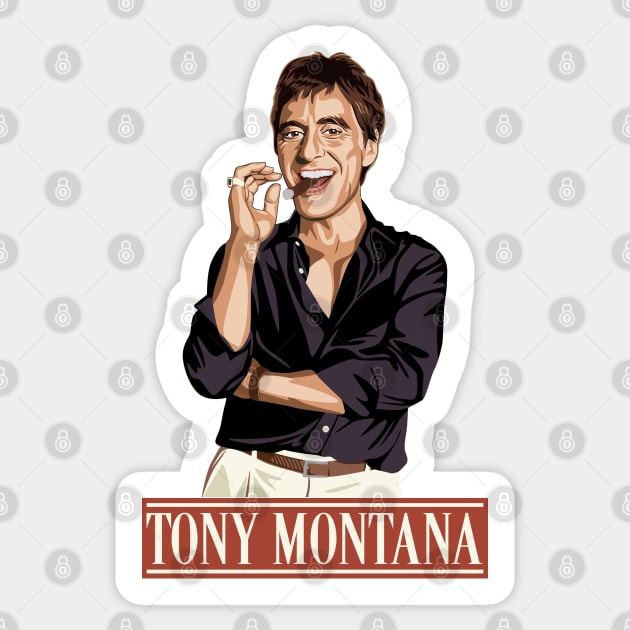 Tony Montana Sticker by Tiro1Linea